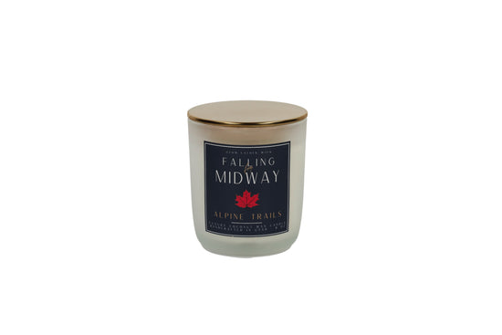 Falling for Midway - Luxury Coconut Wax Candle - Alpen Leaves