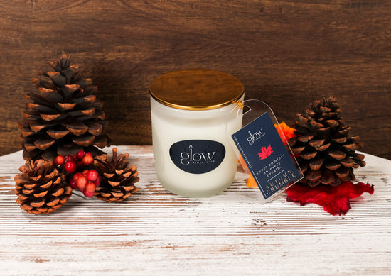 Autumn Ember- Luxury Coconut Wax Candle -  Leaves