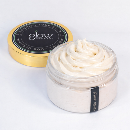 Tallow Origin | Whipped Body Tallow with EWG Compliant Fragrance Compounds | Vanilla Santal or Gingerwood-5 oz