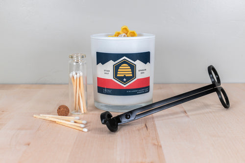 Hearth + Honey Luxury Coconut Beeswax Candle-The Beehive Limited Edition