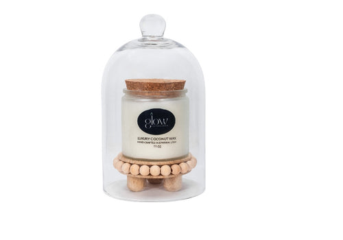 Glass Candle Cloche (cloche only)