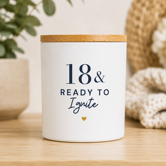 Worth Celebrating • 18 & Ready to Ignite • Milestone Birthday Candle