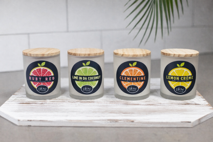 Luminous Citrus Luxury Coconut Wax Candle Sampler